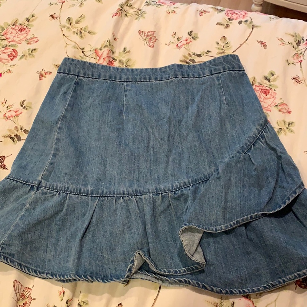 FUN FLARE JEAN SKIRT